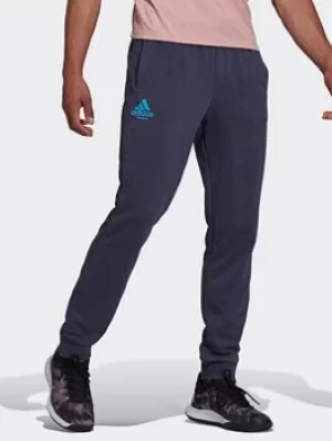 Image of adidas Tennis Joggers, Blue, Size L, Men