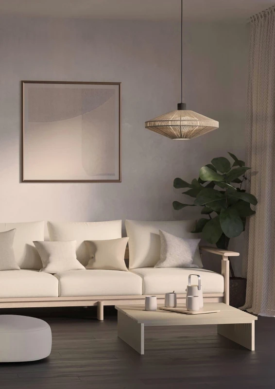 Image of EGLO Eglo Midsumer Timeless Fabric Pendant Light in Black One Size Unisex 9002759439996