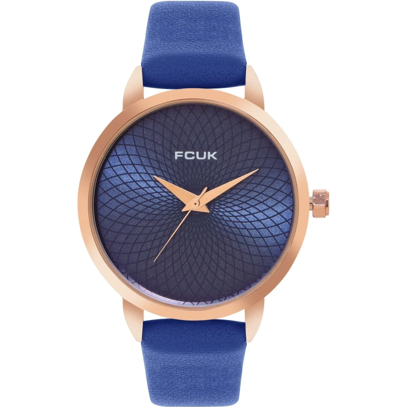 Image of FCUK Analog Watch For Her Blue female One Size