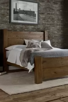 Image of Plank Wooden Bed Frame LFE