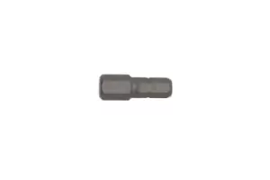 Image of Teng Tools HEX2500803 8mm Hex Bit - 25mm Long - 1/4" Hex - Pack of 3