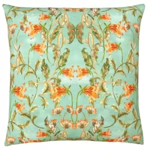 Image of Heritage Bell Flowers Cushion Larchmere, Larchmere / 43 x 43cm / Polyester Filled