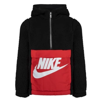 Image of Nike Hoodie - Black/Red