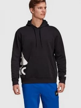 Image of Adidas Box Badge Of Sport Hoodie - Black