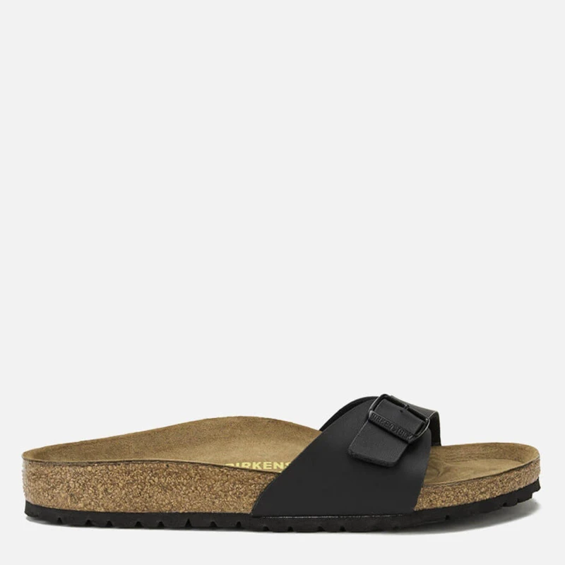 Image of Birkenstock Bstk Mdrd Slm Sndl Black female US 10.5