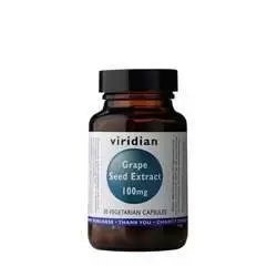 Image of Viridian Grape Seed Extract 100mg 30 Capsules
