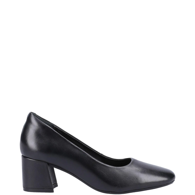 Image of Hush Puppies Black 'Alicia' Court Shoes Black