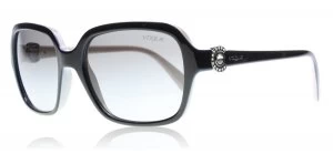 Image of Vogue VO2994SB Sunglasses Black / Cream 235011 57mm