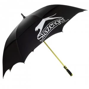 Image of Slazenger Double Canopy Umbrella - Black/Lime