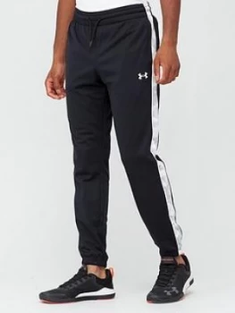 Image of Urban Armor Gear Sportstyle Tricot Camo Track Pants - Black/White, Size S, Men