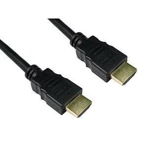 Image of Express One 77HD4-312 HDMI Cable High Speed with Ethernet V2.0 Full HD 4K 3D, Black/Gold