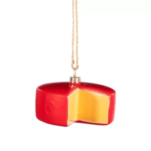 Image of Cheese Shaped Bauble