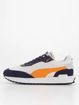 Image of Puma City Rider Electric - Navy/Orange, Navy/Orange, Size 7, Men