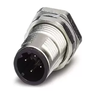 Image of Phoenix Contact Sacc-Dsi-Msd-4Con-M12 Sco M12 Connector, Plug, 4Pos, Panel, D-Code