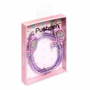 Image of Pusheen USB Charging Cable Mermaid