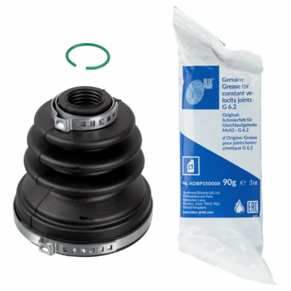 Image of Blue PRINT ADN18128 CV Boot transmission sided Rubber MINI: Hatchback, Convertible Rubber Bellow, drive shaft (194)