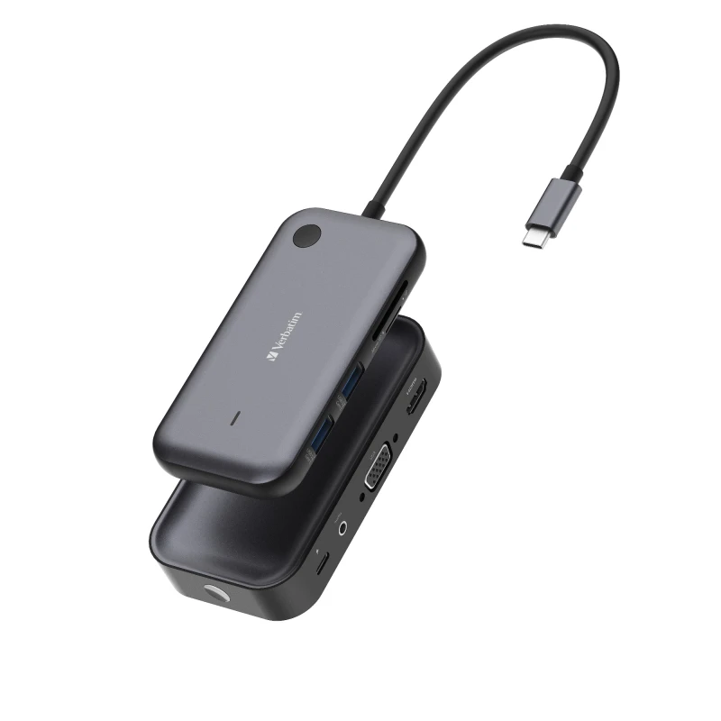 Image of Verbatim Verbatim 32146 USB-C / HDMI Adapter [1x USB-C - 1x HDMI ] Black, Grey 15cm 32146