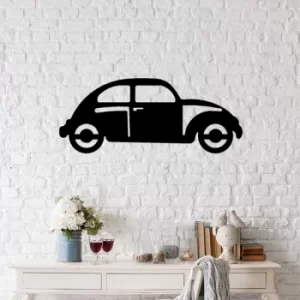 Image of Herby Black Decorative Metal Wall Accessory