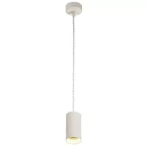 Image of Luminosa Lighting - 1 Light 11cm Ceiling Pendant Light GU10, Sand White