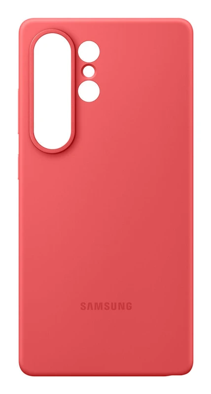 Image of Samsung Silicone Case for Galaxy S25 Ultra Red