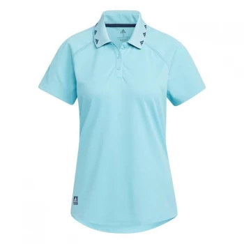 Image of adidas EQT Polo Shirt Ladies - Hazy Sky