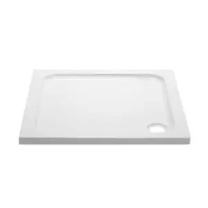 Image of 800mm Stone Resin Square Shower Tray- Pearl