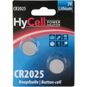 Image of HyCell CR 2025 Button cell CR2025 Lithium 140 mAh 3 V 2 pc(s)