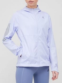 Image of adidas Own The Run Jacket - Violet, Violet Size M Women