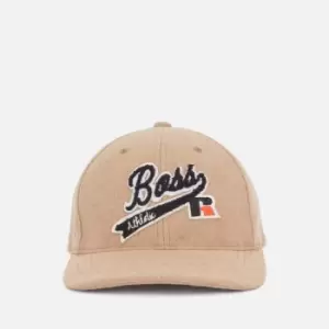 Image of BOSS X Russell Athletic Mens Firas Baseball Cap - Medium Beige