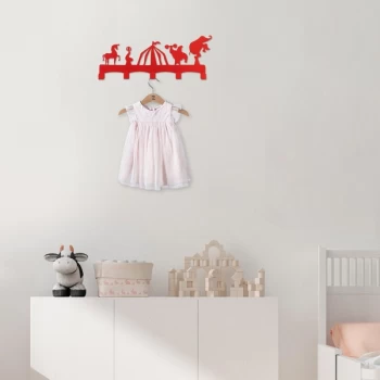 Image of Sirk - Red Red Metal Wall Hook