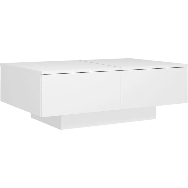 Image of VIDAXL Coffee Table White 90x60x31cm Engineered Wood Vidaxl 8720286587140
