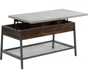 Image of TEKNIK Market Lift Up Coffee & Work Table - Rich Walnut