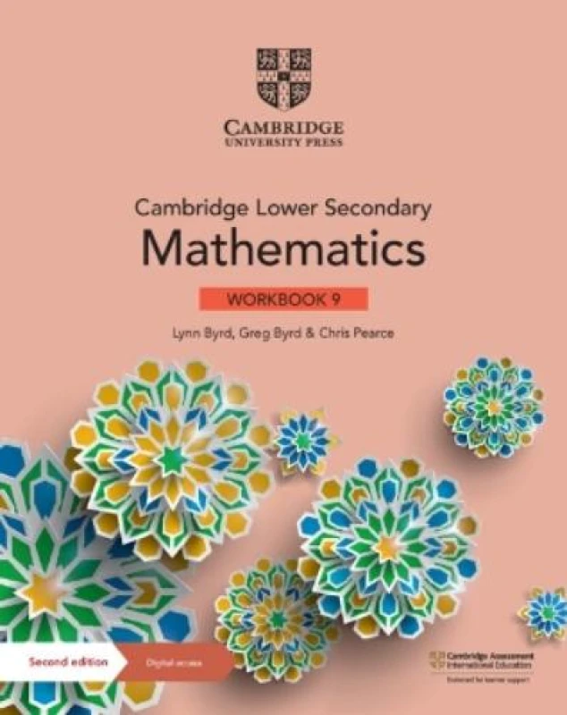 Image of Chris Pearce Cambridge Lower Secondary Mathematics Workbook 9 with Digital Access (1 Year) Book Multi unisex