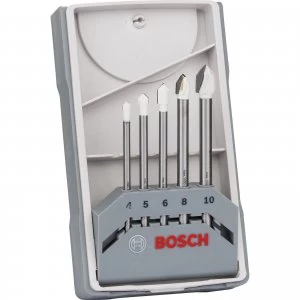 Image of Bosch 5 Piece Ceramic Tile Drill Bit Set