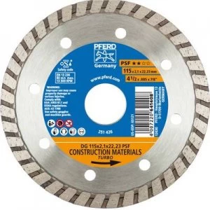 Image of Diamond cutting disc DG 115 x 2.1 x22.23 PSF PFERD 68011222 Diameter 115mm
