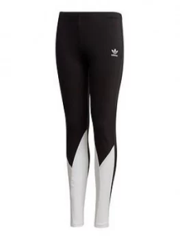 Image of Adidas Originals Unisex Big Trefoil Legging - Black