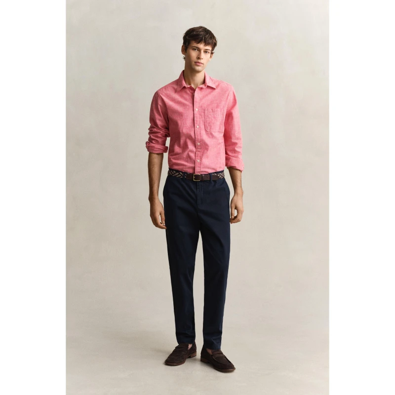 Image of Gant Gant Twill Chino Evenng Blue 433 male 36W R