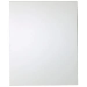 Image of IT Kitchens Santini Gloss White Slab Integrated appliance door W600mm