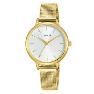 Image of Lorus RG250NX8 Ladies Light Gold Dress Mesh Bracelet Watch