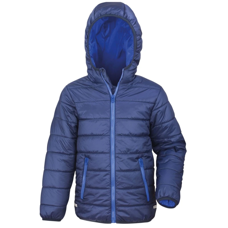 Image of Result Core Padded Jacket in Dark Navy Size: 3-4 Years Dark Navy Unisex 3-4 Years