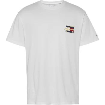 Image of Tommy Jeans Vintage Short Sleeve T Shirt - White YBR
