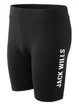Image of Jack Wills Girls Block Cycling Shorts - Black