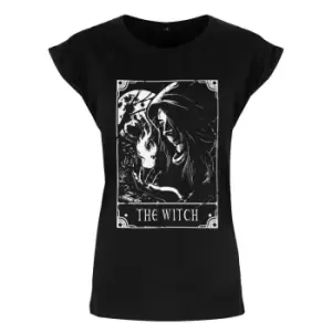 Image of Deadly Tarot Womens/Ladies The Witch T-Shirt (M) (Black)
