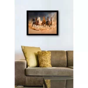 Image of SC0891 Multicolor Decorative Framed MDF Painting