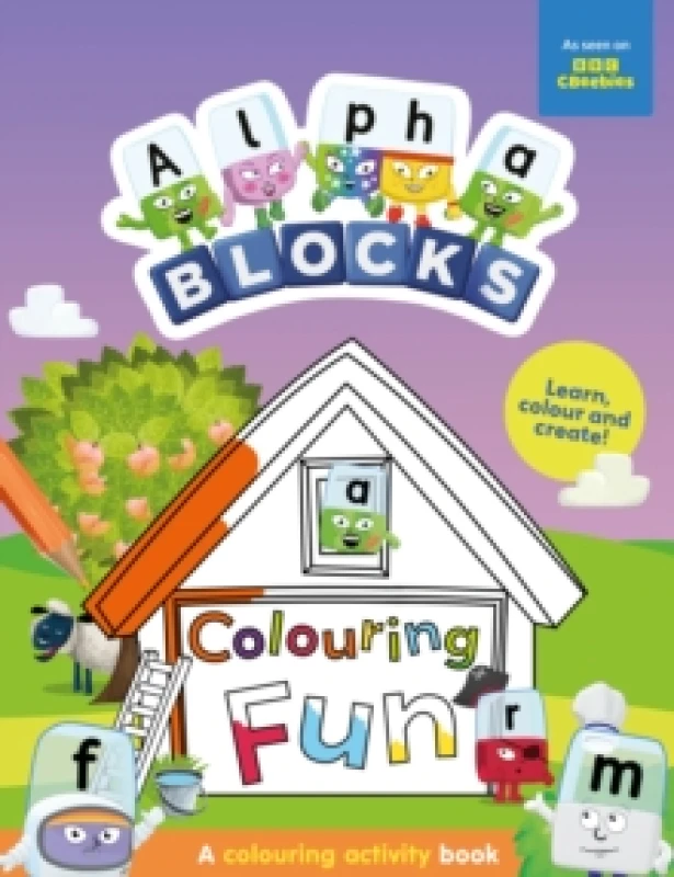 Image of Alphablocks Colouring Fun: A Colouring Activity Book Paperback / softback