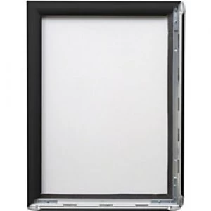 Image of Stewart Superior Wall Mountable Snap Frame A2 460 x 12 x 660 mm Black