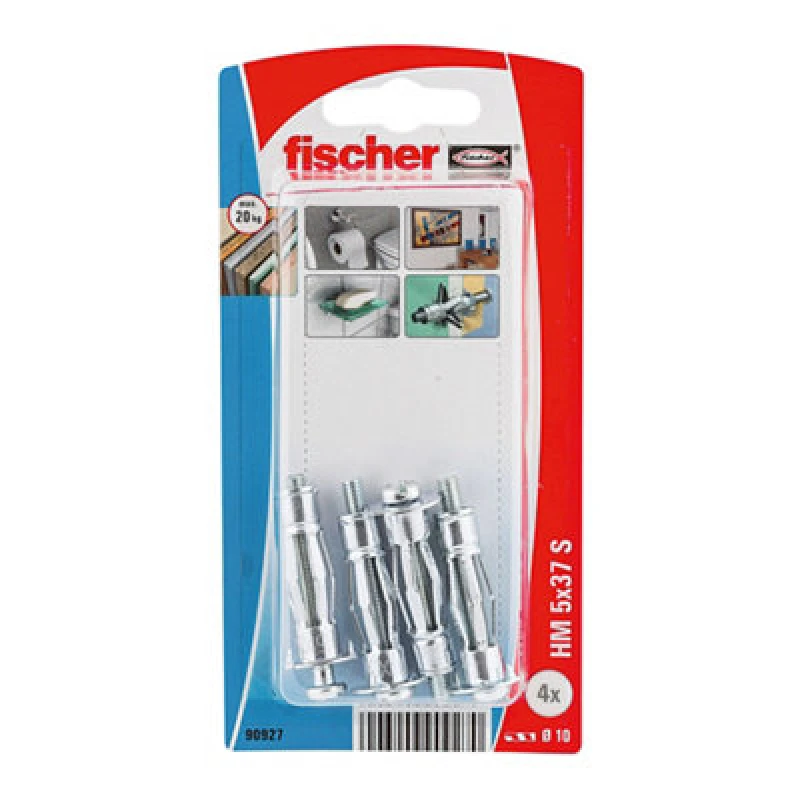 Image of Fischer Fischer 090927 HM 5 x 37 S K NV Cavity plug 37mm 10 mm 1 Set 090927