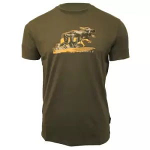 Image of Trespass Mens Fastest T-Shirt (M) (Khaki)