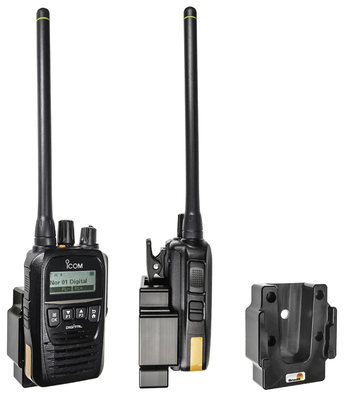 Image of Brodit 710024 holder Passive holder Two-way radio Black
