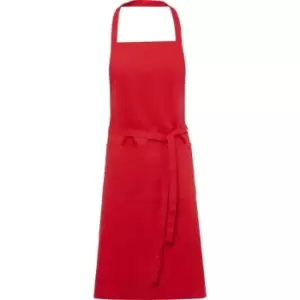 Image of Bullet Organic Cotton Apron (One Size) (Red)